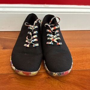 NOBULL Outwork Black/Floral Daisy Superfabric Trainer Shoes W Sz‎ 13.5 M 12